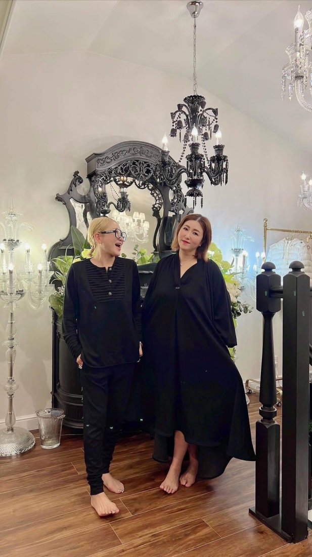 "Goodnight Baby Roomwear Dress - Wendy" Noir