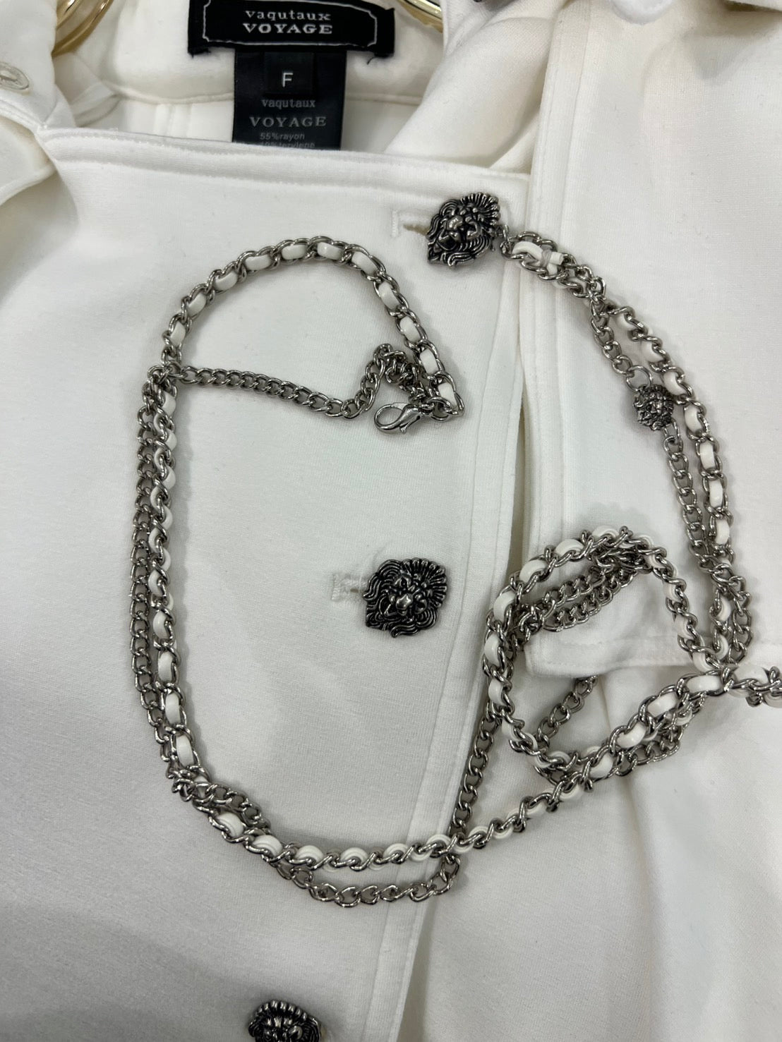 "Flight Jersey Trench Coat "The Dress Coat"" with Active Chain Voyage Milk